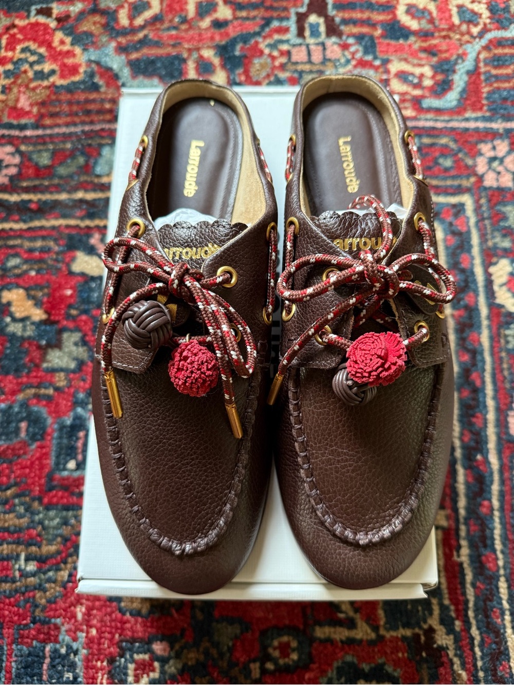 NWT Larroude Cyprus Mule